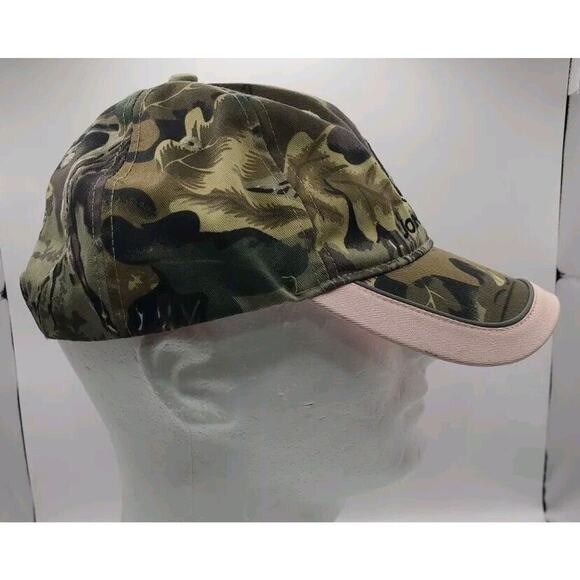 John Deere Season Womens Farmer Hat Camo Green Pink Edge Snap Back EUC‎ - Picture 2 of 11